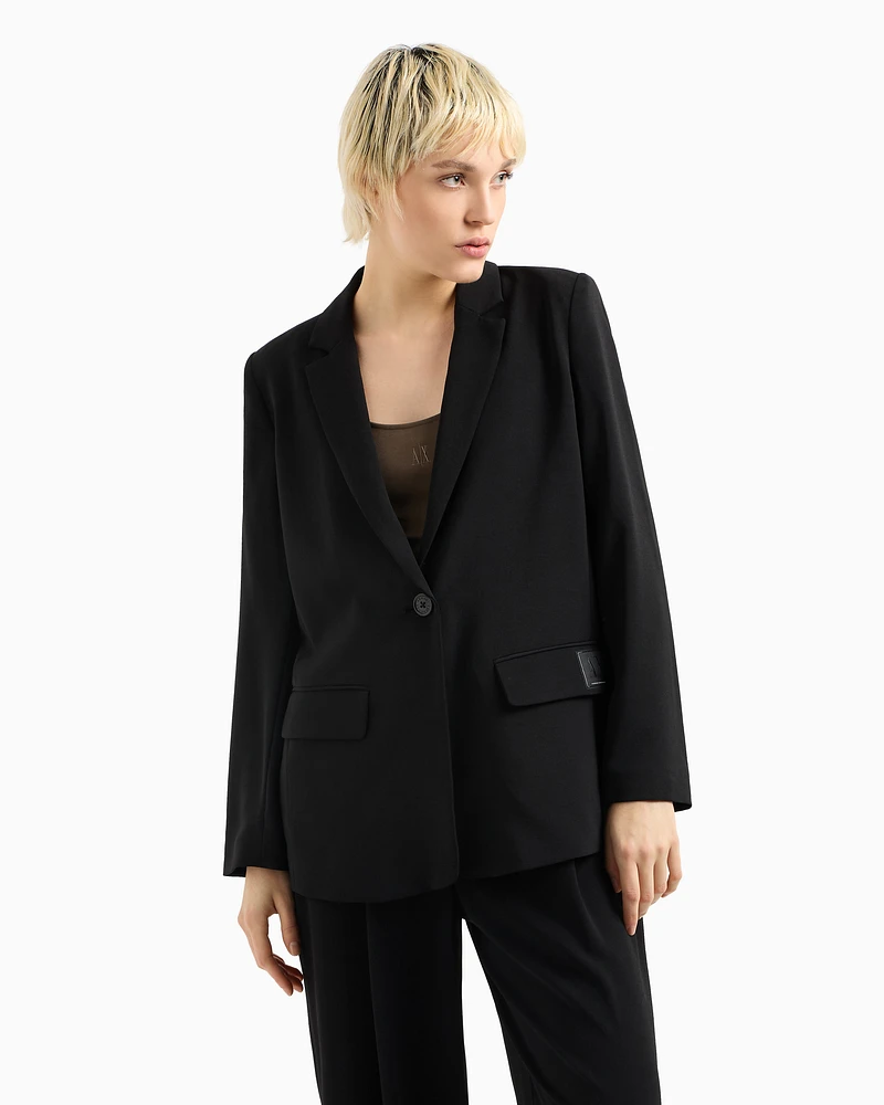 Armani Exchange - Formal Jackets, Woman, Black, Size: