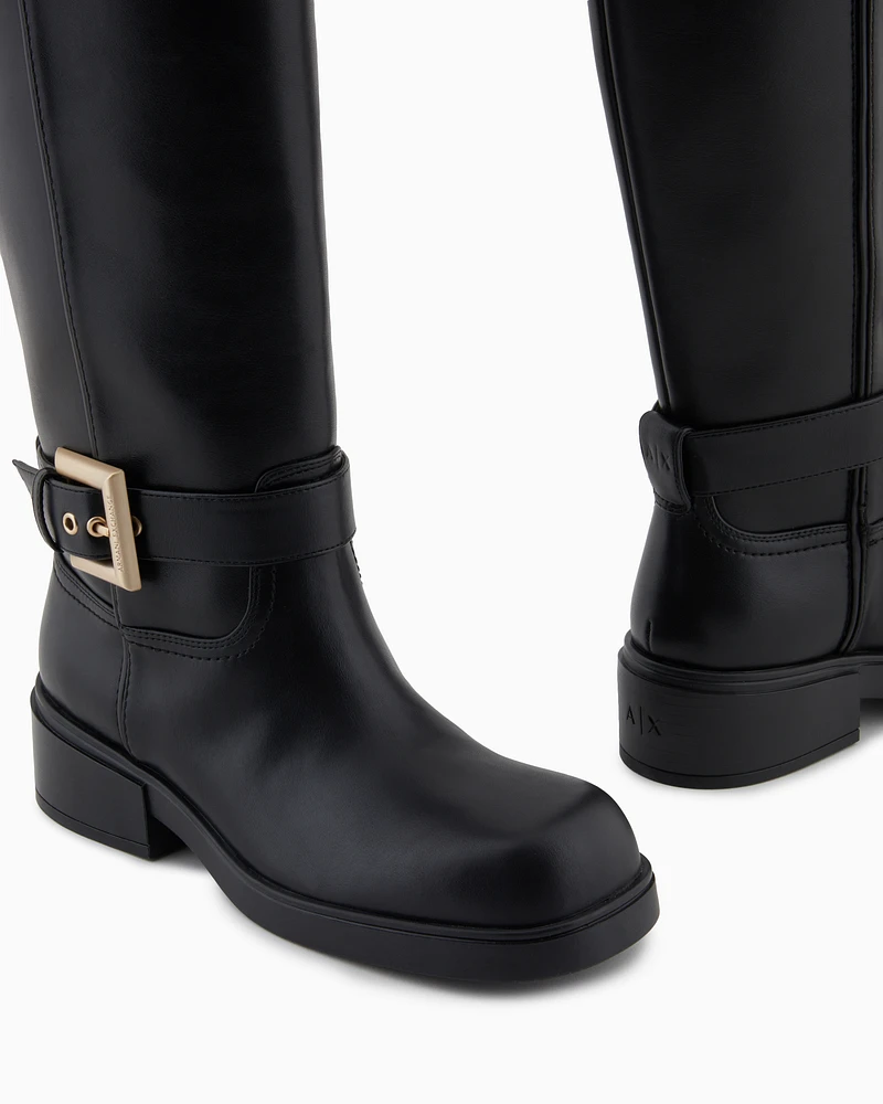Armani Exchange - Boots, Woman, Black, Size: