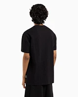 Armani Exchange - Mercerized cotton basic t-shirt, Man, Black, Size: