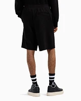 Armani Exchange - Basic Bermuda stretch fabric, Man, Black, Size: