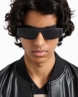 Armani Exchange - Irregular-shaped sunglasses, Unisex, Grey, Size: 59L