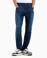 Armani Exchange -  J13 slim fit jeans cotton denim, Man, Blue, Size: