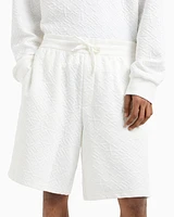 Armani Exchange - Basic Bermuda stretch fabric, Man, White, Size: