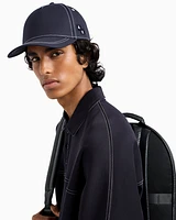 Armani Exchange - Hat with side logo, Man, Navy Blue, Size: TU