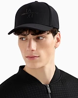 Armani Exchange - Cap with visor and logo, Man, Black, Size: