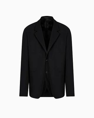 Emporio Armani - Formal Jackets, Man, Black, Size: