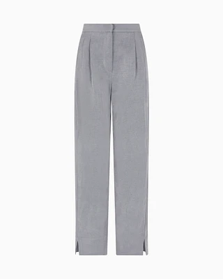 Emporio Armani - Formal Trousers, Woman, Blue, Size: