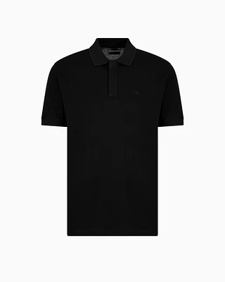 Emporio Armani - Jersey polo shirt, Man, Black, Size: