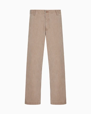 Emporio Armani - ASV bull denim jeans from the Peace capsule collection, Man, Beige, Size: