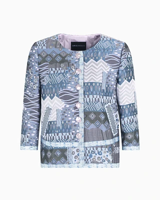 Emporio Armani - Fashion Jackets, Woman, Patterned, Size: