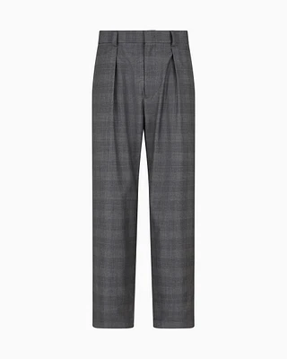 Emporio Armani - Fashion Trousers, Man, Grey, Size: