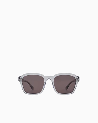Emporio Armani - Men’s irregular-shaped sunglasses, Man, Transparent, Size: 54L