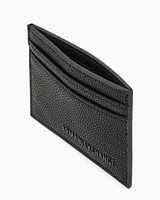 Armani Exchange - Card holder in garnet material, Man, Black, Size: TU