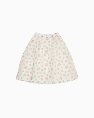 Emporio Armani - Floral fil coupé skirt, Girl, Patterned, Size: