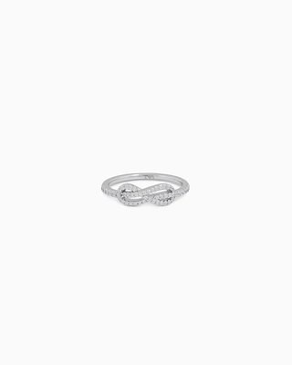 Emporio Armani - Sterling Silver Center Focal Ring, Woman, Multicoloured, Size: