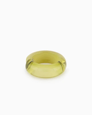 Emporio Armani - Circular bangle, Woman, Green, Size: TU