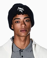 Armani Exchange - NY ASV Logo Beanie Hat, Man, Navy_blue, Size: TU