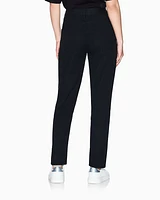 Armani Exchange - Boyfriend jeans stiff cotton with used effect, Woman, Black, Size: