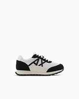 Armani Exchange - Sneakers with contrasting logo, Woman, Two-tone, Size: