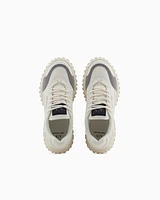 Armani Exchange - Two-tone sneakers with grip sole, Man, White, Size: