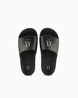 Armani Exchange - Slides, Woman, Black, Size: