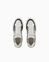 Armani Exchange - Sneakers with contrasting side band, Man, Black, Size:
