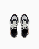 Armani Exchange - Oversized sneakers with contrasting inserts, Man, White, Size: