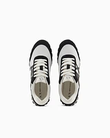 Armani Exchange - Sneakers with contrasting logo, Woman, Two-tone, Size: