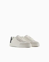 Armani Exchange - Sneakers with contrasting inserts, Man, White, Size:
