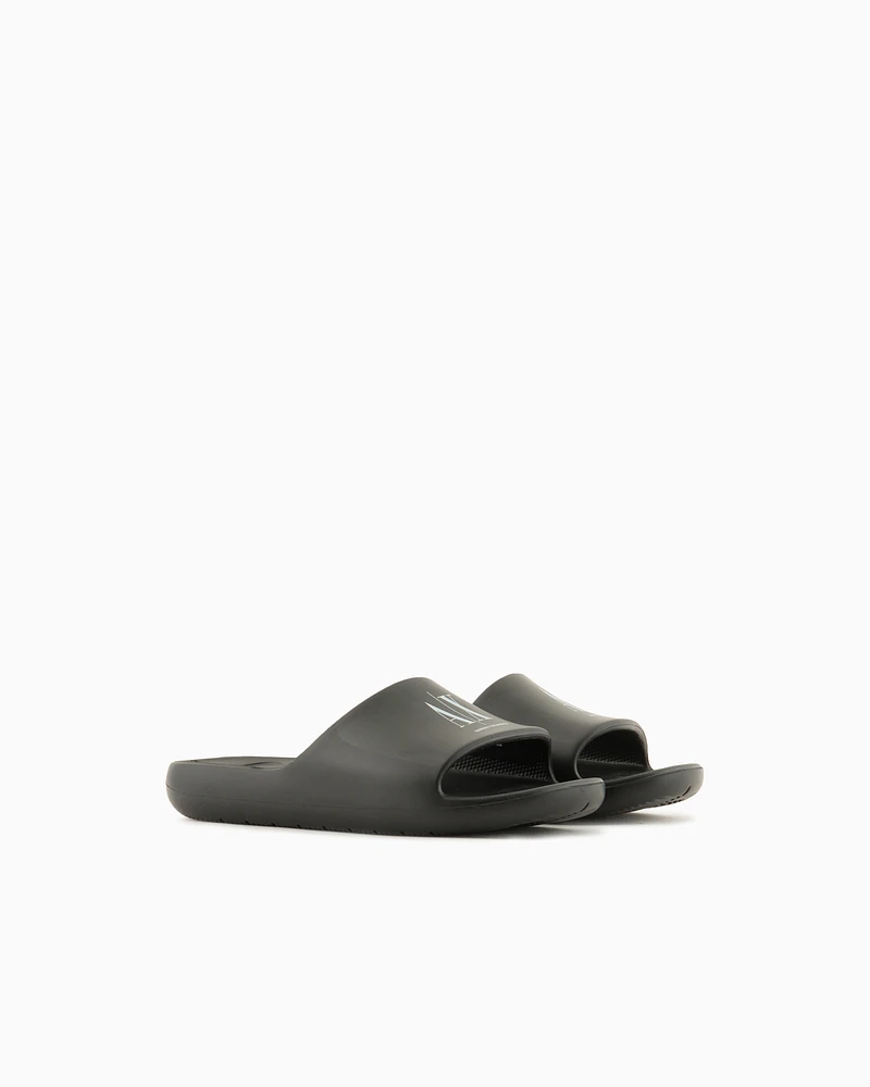 Armani Exchange - Slides, Woman, Black, Size: