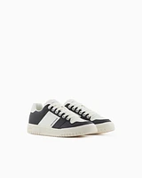 Armani Exchange - Sneakers with contrasting side band, Man, Black, Size: