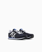 Armani Exchange - Sneakers eco-suede, mesh and nylon, Man, Navy Blue, Size: