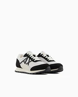 Armani Exchange - Sneakers with contrasting logo, Woman, Two-tone, Size: