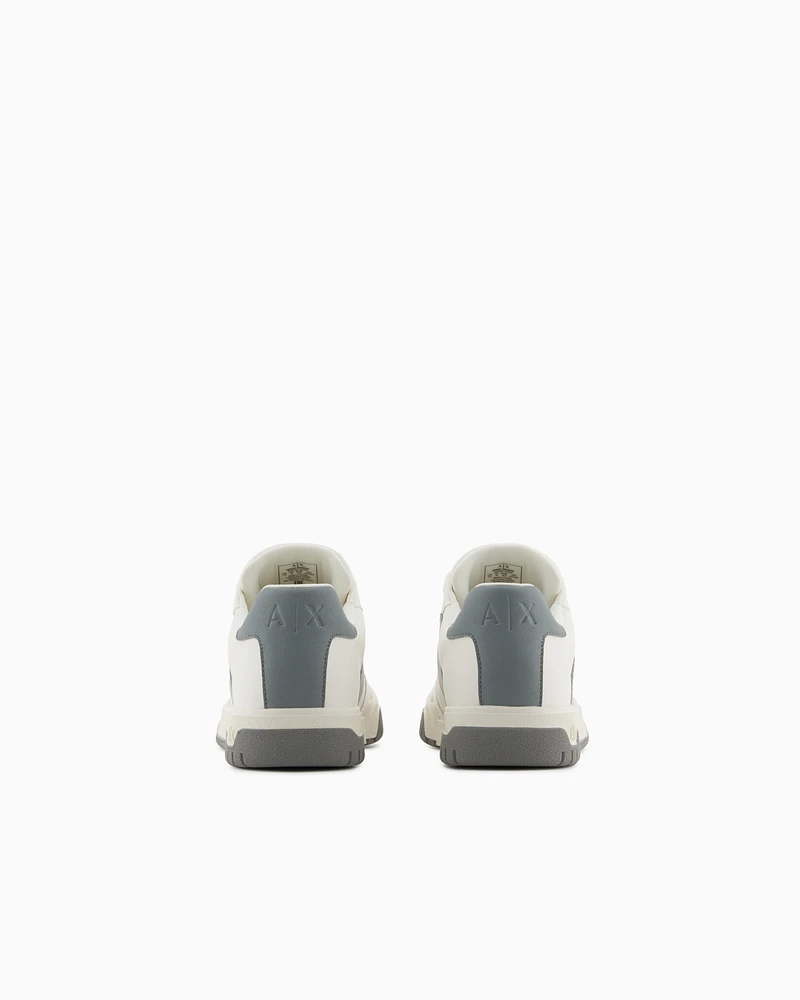 Armani Exchange - Sneakers with contrasting side band, Man, Grey, Size:
