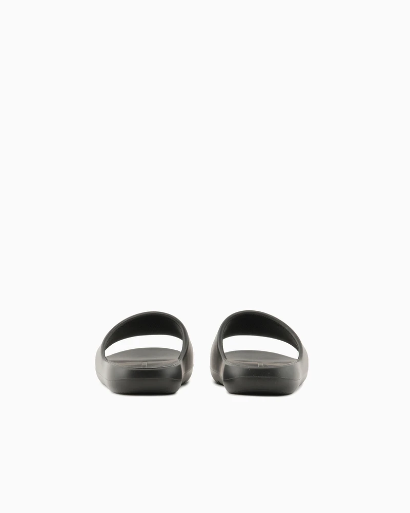 Armani Exchange - Slides, Woman, Black, Size: