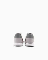 Armani Exchange - Suede sneakers with mesh inserts, Man, Grey, Size: