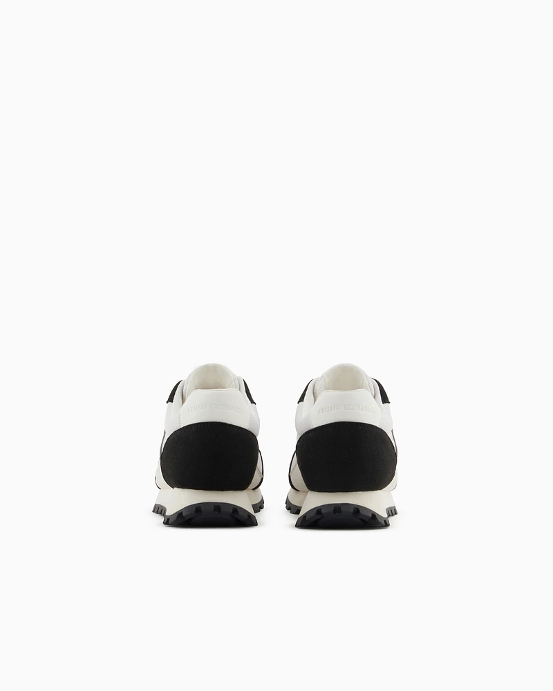 Armani Exchange - Sneakers with contrasting logo, Woman, Two-tone, Size: