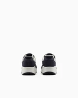 Armani Exchange - Oversized sneakers with contrasting inserts, Man, Black, Size: