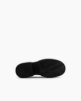 Armani Exchange - Quilted leather amphibians, Woman, Black, Size: