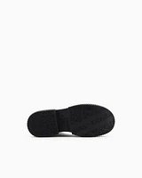 Armani Exchange - Real leather amphibians, Woman, Black, Size: