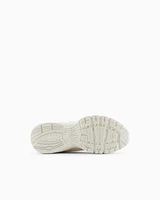 Armani Exchange - Chunky sneakers with contrasting inserts, Woman, Pink, Size: