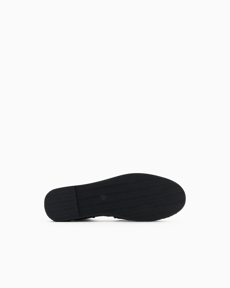 Armani Exchange - Espadrilles with ankle strap, Woman, Black, Size: