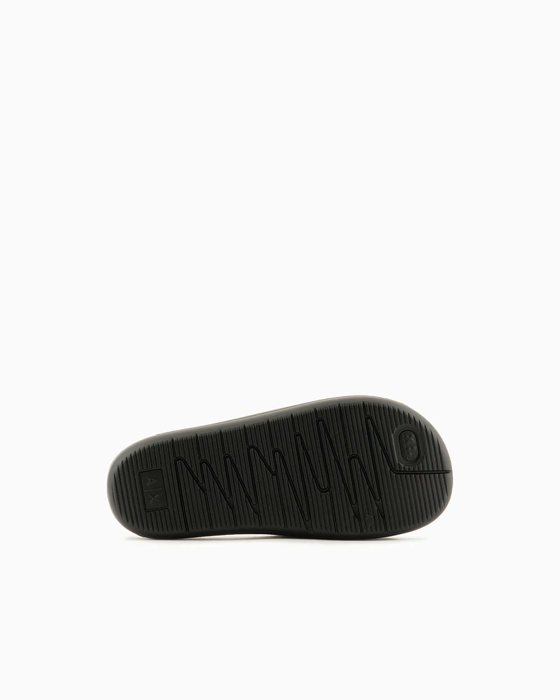 Armani Exchange - Slides, Woman, Black, Size: