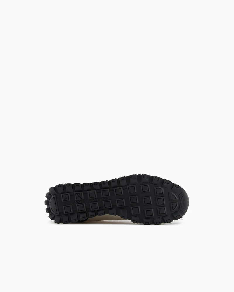 Armani Exchange - Sneakers with contrasting logo, Woman, Two-tone, Size: