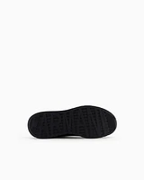 Armani Exchange - Mesh sneakers with rubber logo, Man, Black, Size:
