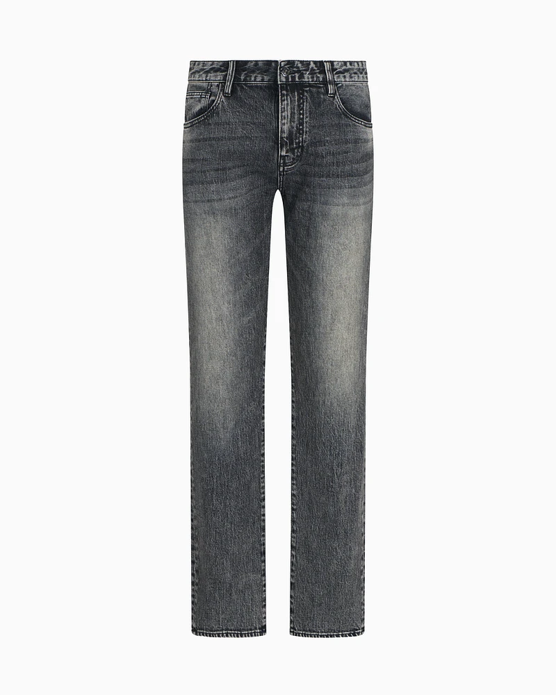 Armani Exchange - J13 slim fit jeans cotton denim, Man, Grey, Size:
