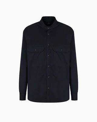 Armani Exchange - Comfort fit cotton shirt, Man, Black, Size: