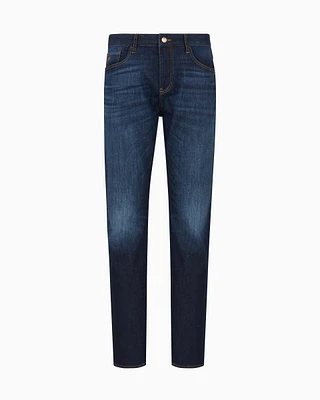 Armani Exchange -  J13 slim fit jeans cotton denim, Man, Blue, Size: