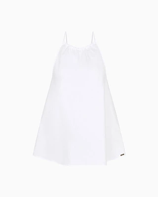 Armani Exchange - ASV Cotton Flared Top, Woman, White, Size: