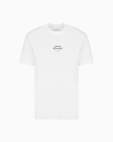 Armani Exchange - Regular fit cotton T-shirt with logo, Man, White, Size: